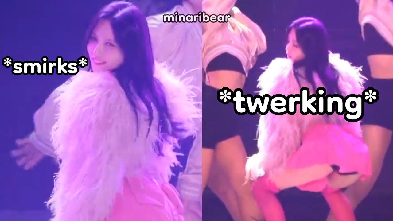 mina twerking in 7 rings cover?? mina twerking in 7 rings cover??