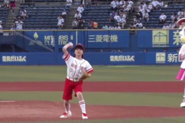 本田望結の妹・本田紗来、3年ぶりの始球式　出来は「99.9点」