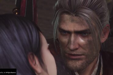 お勝(武井咲)に容赦なく殺傷する主人公ウィリアム＜仁王＞