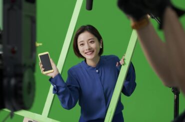【CMメイキング】石原さとみ「OCN モバイル ONE」新CM