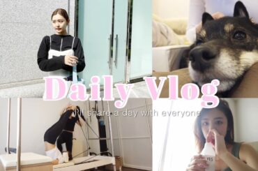 【VLOG】ただ何気ない日常☀️流行りのマシンピラティス....スタバをテイクアウトしてみたり☕️