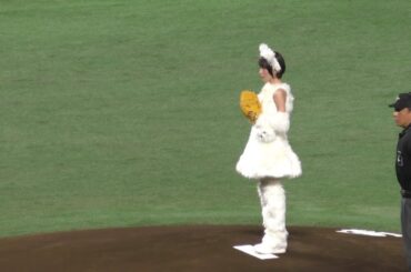 乃木坂46 生駒里奈 始球式～ソフトバンクvs西武ライオンズ 2016.3.29