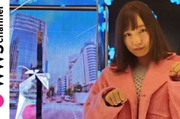 YouTuberタレント・京佳が東急プラザ渋谷でデジタル・ハチ公に感激！