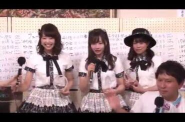 加藤夕夏 村瀬紗英 沖田彩華  AKB48総選挙2017直後インタビュー 柏木由紀 NMB48