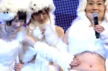 乃木坂46 生駒里奈、キンタロー。のお腹をプニプニ　『ギガ学割CMソングお披露目イベント』