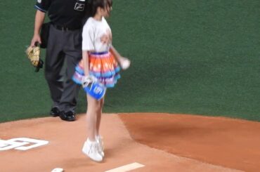 始球式/須田亜香里(SKE48)/2018.05.30/ナゴド/中日1-5オリックス
