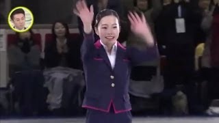 本田真凛がCAの衣装で登場！お尻で回転する滑り方を披露！【Sports Science】