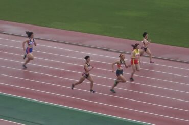 20230429161644宮崎県高校ジュニア女七種200ｍ2組 永井 理子2/宮崎(宮崎西)