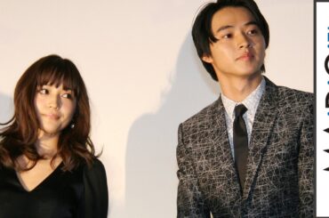 山崎賢人に大歓声！川口春奈「そりゃモテるな」とおどける　映画「一週間フレンズ。」完成披露試写会1