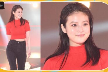 今田美桜、へそ出しデニムコーデでランウエー歩く　ガールズアワードに登場　「Rakuten GirlsAward 2023 SPRING／SUMMER」