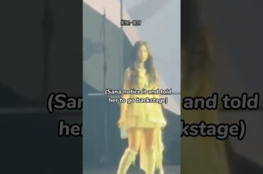 the difference between mina and sana when momo has malfunction in stage