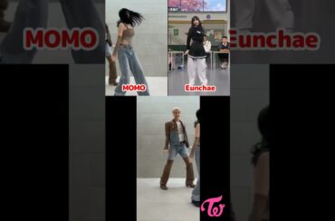 Twice モモとルセラフィム ウンチェ Kai ROVERをダンス 上手い / Momo and Eunchae dance Kai Rover / #Shorts