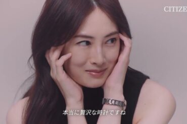 【シチズン クロスシー】北川景子さんが思う、Floret Diamond modelの魅力とは？｜daichi collection