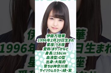 1分で分かる！乃木坂46卒業生紹介！！伊藤万理華編！！！【乃木坂46】【ゆっくり解説】#乃木坂46 #伊藤万理華  #ゆっくり解説 #shorts #アイドル