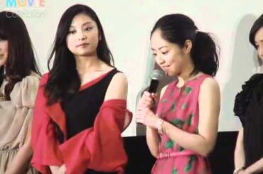 『八日目の蝉』初日に蝉柄ワンピで登壇の井上真央に、永作博美マジマジ