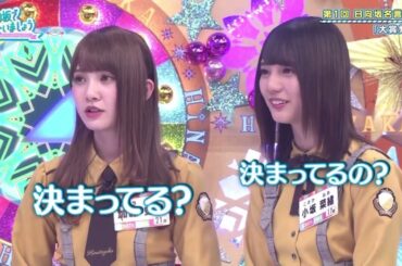 ガヤを入れる小坂菜緒ちゃん