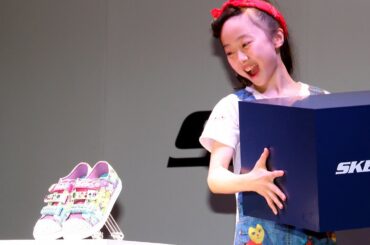 本田望結、1億4900円のシューズに驚き！　スケッチャーズ「ダイヤモンドトゥインクルトーズ」公開記念イベント1　#Miyu Honda　#event