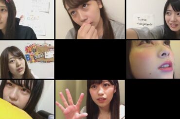 【配信中に地震】AKB48 小嶋真子・篠崎彩奈・行天優莉奈・馬嘉伶・NMB48 堀詩音・SKE48 佐藤佳穂・STU48 佐野遥 (2017年10月06日23時56分)