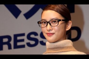 武井咲、メガネ萌えアピールでオファー期待　「第26回日本メガネベストドレッサー賞」