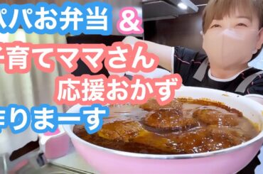 【お弁当No.356】煮込みハンバーグ・ジャーマンポテト・その他野菜