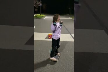 バンク“F/S180°”1ヶ月チャレンジ後編 #skatebord #sk8 #清司麗菜