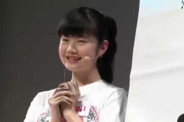 さくら学院 書の授業2 水野由結「さくら学院」 20150307