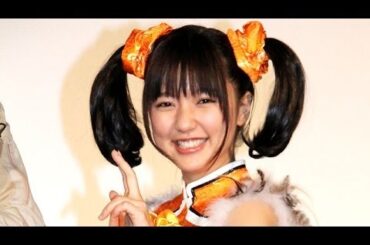 真野恵里菜 ミニのチャイナでセクシーに　「パトレイバー」舞台あいさつ（1）