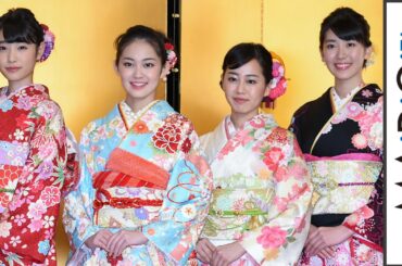 高橋ひかる、吉本実憂らオスカー若手11人で晴れ着競演！「2016年オスカープロモーション晴れ着撮影会」2　#Hikaru Takahashi　#event