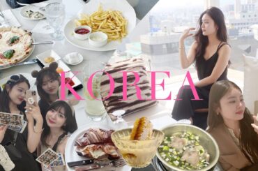 【VLOG】女子4人で韓国旅行🇰🇷cafeして買い物したり充実過ぎた2泊３日の記録☺️💕映え旅✈️