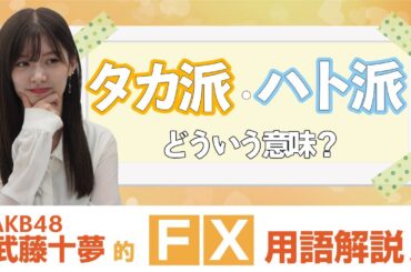 AKB48 武藤十夢的「FX用語解説」（１）【タカ派・ハト派】