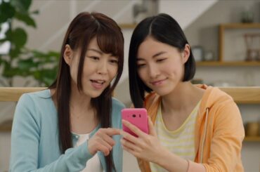 松井珠理奈、CMで母娘初共演 バイトルCM『うらやむ母』篇『パート探し』篇&メイキング