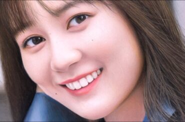色鉛筆画　生田絵梨花 (乃木坂46）作画過程 /Colored Pencil Drawing