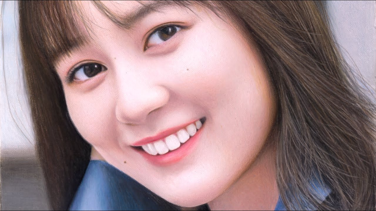 色鉛筆画 生田絵梨花 (乃木坂46)作画過程 /Colored Pencil Drawing 色鉛筆画 生田絵梨花 (乃木坂46)作画過程 /Colored Pencil Drawing