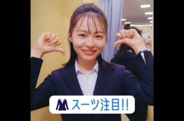 莉子、スーツ姿で試着室から登場　キュートなポーズ連発！　洋服の青山「AOYAMANIA」新CM
