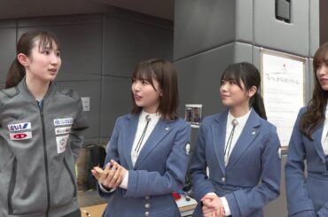 日向坂46が早田ひなを直撃！早田「アイドルに囲まれて、こんなところにいていいのか（笑）」｜世界卓球2023南アフリカ