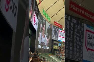 【本田 望結 】#本田真凜 #本田みゆ ＃本田みゆちゃんと繋がりたい#始球式 #増田陸 #村上宗隆ホームラン #short