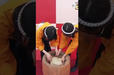 【井上梨名/藤吉夏鈴】餅の熱さに負けた二人になんだなん :)【櫻坂46】