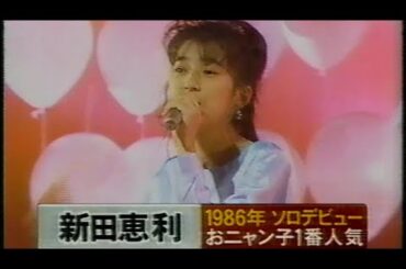 新田恵利　あの人は今　おニャン子クラブ