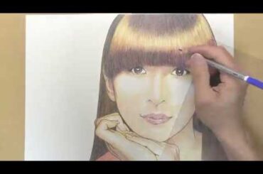 【Speed drawing】色鉛筆でPerfumeを描く【かしゆか】【樫野由香】