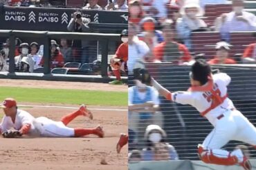 森下気迫の投球！守りで田中広輔&會澤翼が応えるナイスプレー 広島カープ2023年5月27日