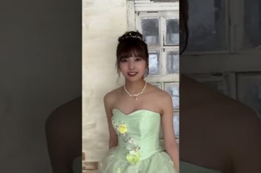 リクとマユカの成人式ドレス姿がめちゃ可愛いです！綺麗です！好きです！ #niziu #riku #mayuka #shorts