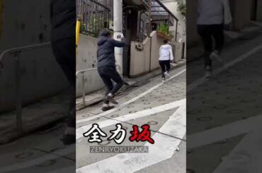 この坂ね、想像の150倍傾斜が凄かった。本当にもう全力になるしかない坂でした。楽しかった💪💪#全力坂 #メイキング #伊原六花#youtube見てね #shorts