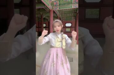 오오모리 리오(大森莉緒) 틱톡 TikTok - 치마저고리 입었어❤️어때? #大森莉緒 #오오모리리오