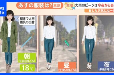 【6月3日 関東の天気】大雨のピークは今夜からあす朝｜TBS NEWS DIG