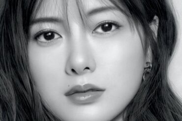 鉛筆画　白石麻衣　メイキング動画　/ Pencil Drawing