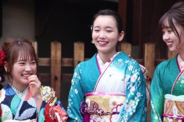 川栄李奈 らエイベックスタレントが晴れ着で新年の抱負語る！ 福田愛依 は川栄に憧れで女優になりたい？！