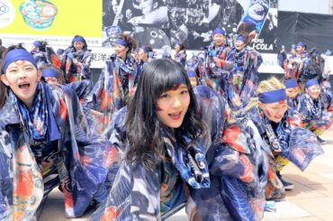 【4K】【稲場愛香】「ペプシJコーラ怪物舞踏団 」第27回YOSAKOIソーラン祭り札幌駅南口(18 06 10)