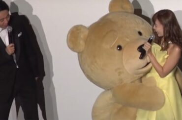 小嶋陽菜、テッドからセクハラ行為！有吉「事務所から怒られる」映画「テッド2」イベント2　#Haruna Kojima　#Japanese Idol