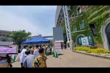 20220619　開門のアナウンス　@阪神甲子園球場･ﾚﾌﾄ外野