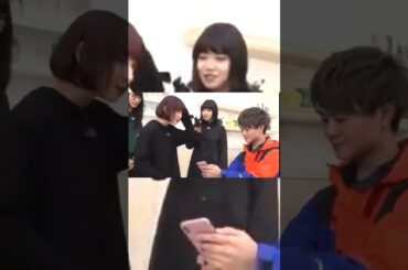 【BiSH】全力笑顔のアユニDに爆笑するチッチw　#shorts